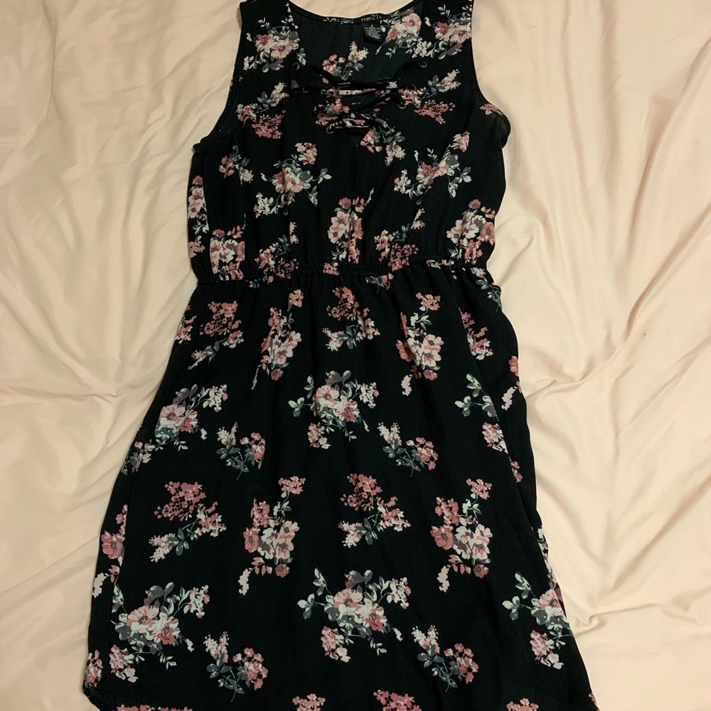 Floral print dress